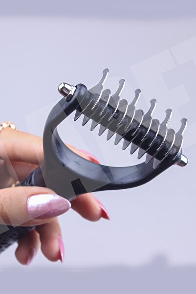 AlaPet Metal Başlı Kıtık Açıcı Köpek Tarağı (Paslanmaz) A Sınıfı Köpek Tarağı