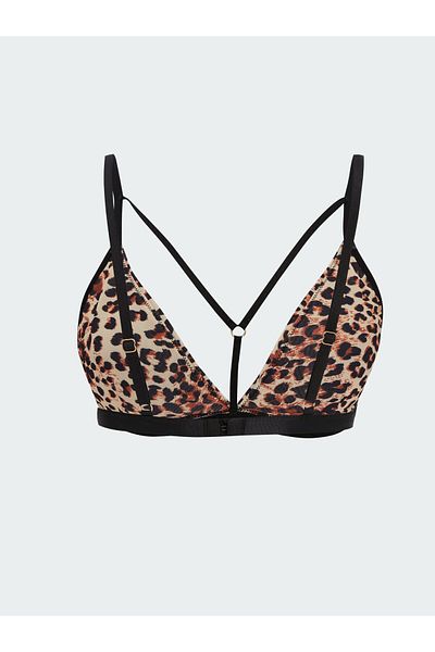 LC Waikiki Gemustertes Bralette ohne Bügel und ohne Füllung