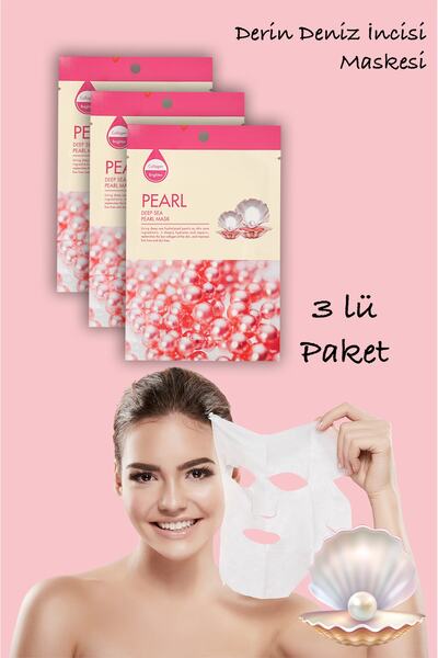 xolo 3 Adet Derin Deniz İnci Maskesi Hanımeli Özlü Deep Sea Pearl Mask XLM434