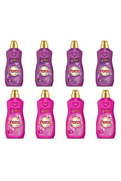 Peros Konsantre Yumuşatıcı Lavanta & Kiraz 1440 Ml X 8 Li Süper Avantajlı Paket