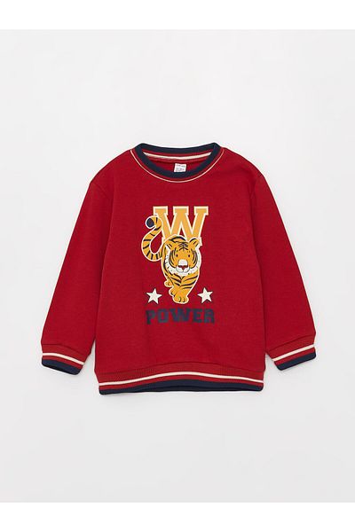 LC Waikiki Chlapeček - mikina s potiskem Crew Neck