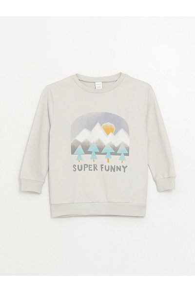 LC Waikiki Chlapeček - mikina s potiskem Crew Neck