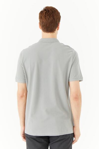 PAULMARK T-SHIRT WITH ZIPPER ON THE COLLAR