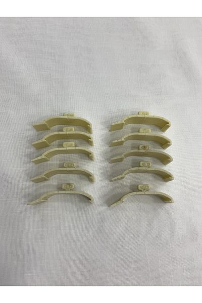 Akcan Zebra Curtain Plastic Installation Apparatus 10 Pieces