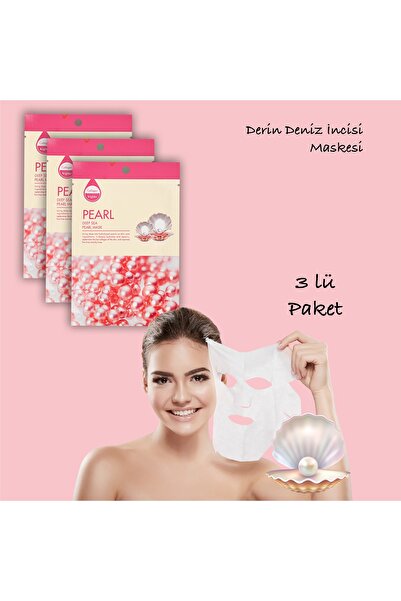 xolo 3 Adet Derin Deniz İnci Maskesi Hanımeli Özlü Deep Sea Pearl Mask XLM434