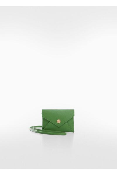 MANGO Woman Coin purse with button closure