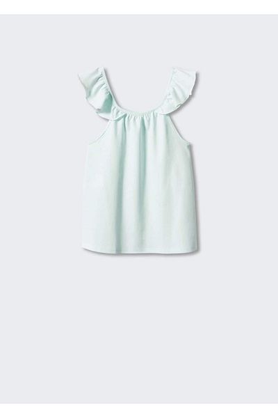 MANGO Kids Tricou Albastru Pentru Copii