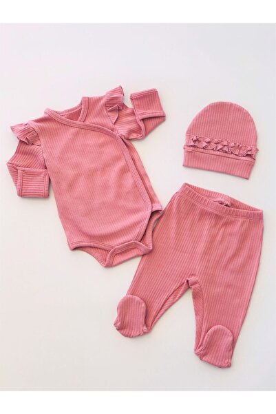 Kidaxi Ella Hat with Frills and Gloves 3 Piece Suit Set