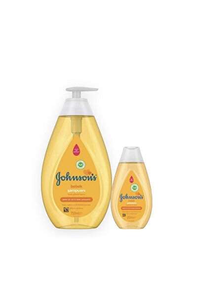 Johnson's شامبو بيبي جونسون الكلاسيكي للأطفال - 750 مل + 200 مل (مجموعة من قط...