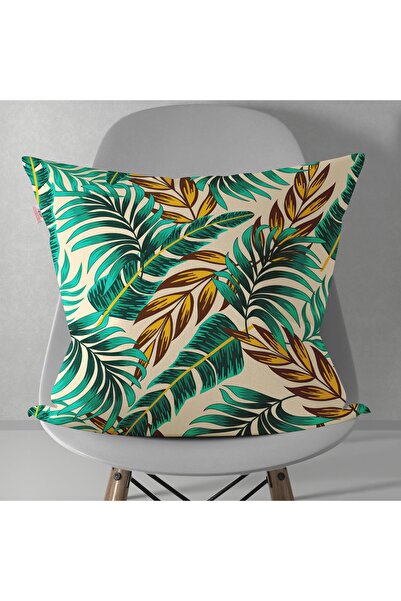 menesahome Husă de pernă, husă cu model, husă de pernă, husă cu model cu frun...