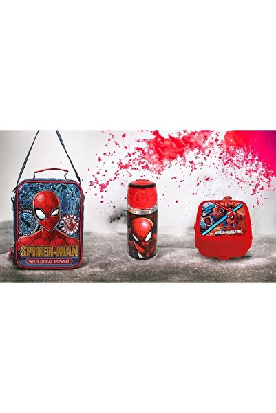 SPIDERMAN Great Power Lunch Box, Water Bottle and Lunch Box