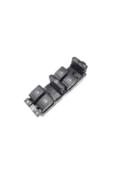 Maxtel Vw Volkswagen Passat B5.5 2001-2005 Sol Ön Kapı Dörtlü Cam Düğmesi Tuş...