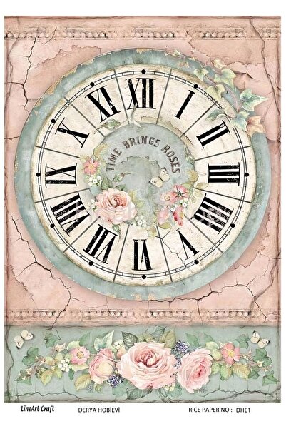 LİNEART ورق ديكوباج نحاسي رقم: DHE1 - 29X42 سم