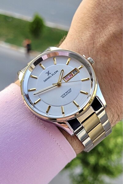 Daniel Klein Steel Cord Men's Calendar Wristwatch