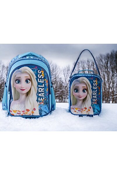 Frocx Frozen Primary School Bag Due Fearless and Lunch Box