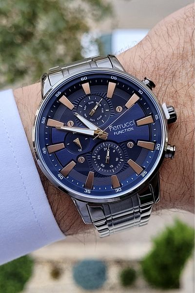 Ferrucci Men's Wristwatch with Internal Functions Active Function