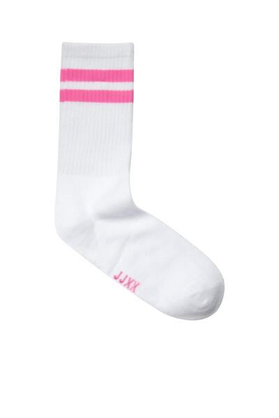 Jack & Jones Jack Jones Basic Tennis Sock Acc Noos Γυναικείες ροζ κάλτσες 12203704 -20