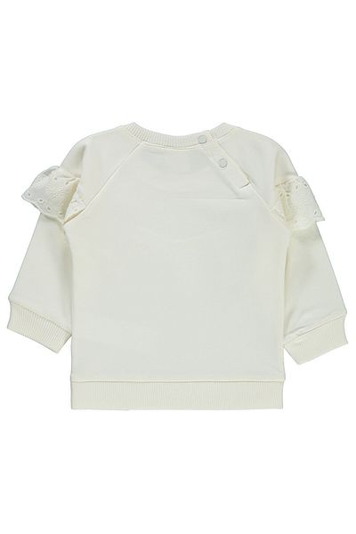 Civil Baby 6-18 Months Baby Girl Ecru Sweatshirt