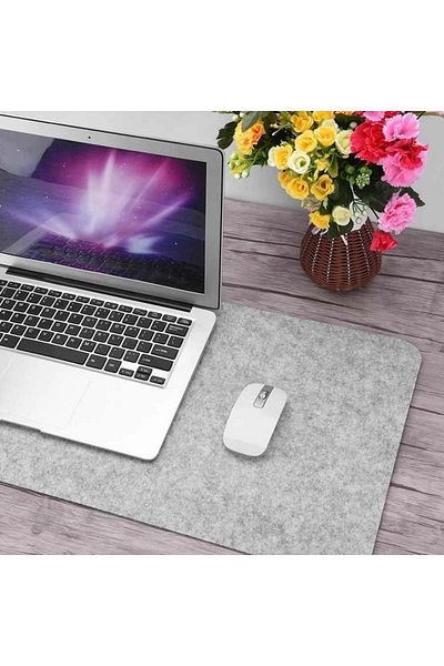 garaccu Desktop Organizer Stylish Looking Mouse Pad Gray 30x80 cm