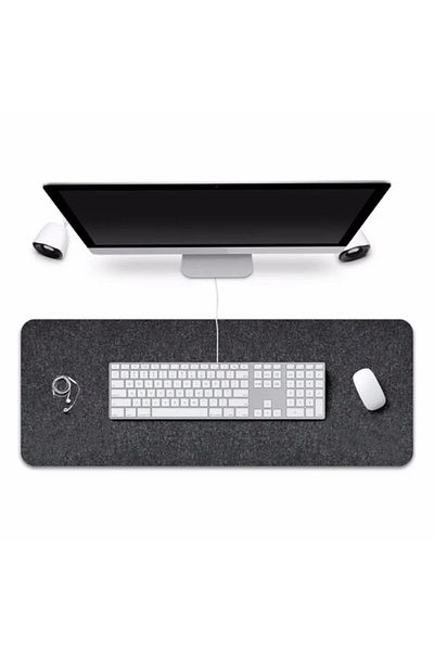 garaccu Desktop Organizer Stylish Looking Mouse Pad Anthracite 30x80 cm