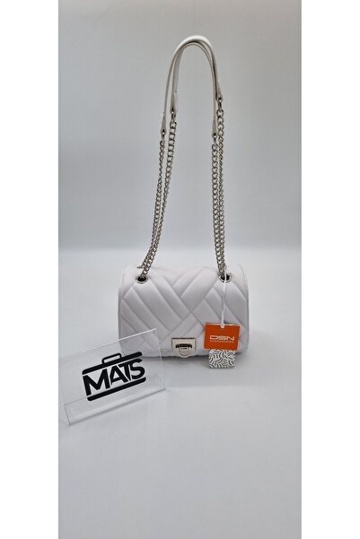 Harvey Miller Polo Club DSN Kilitli Kapitone El Ve Omuz Çantası Beyaz