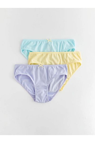 LC Waikiki Chiloți de bază din bumbac pentru fete LCW Kids 3buc