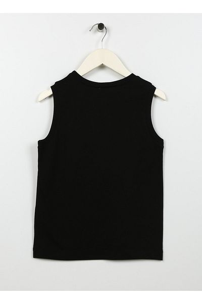 Benetton Czarny sportowy nadruk dla chłopców 3096CH00T