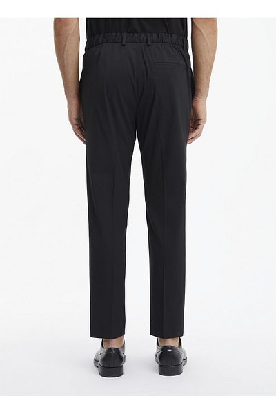 Calvin Klein Pantaloni negri Slim Fit pentru bărbați - Talie obișnuită, K10K 109550 BEH