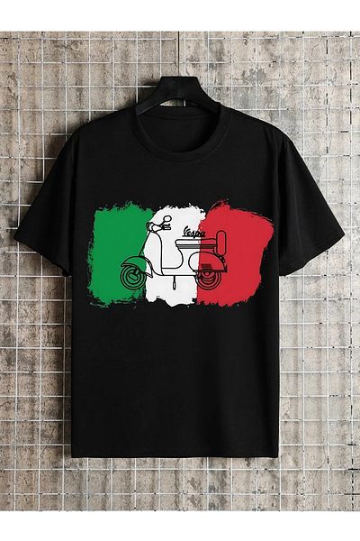 Pisa Art ΜΠΛΟΥΖΑ VESPA ITALY ΕΙΔΙΚΟ ΣΧΕΔΙΟ