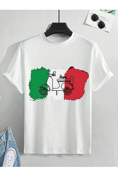 Pisa Art ΜΠΛΟΥΖΑ VESPA ITALY ΕΙΔΙΚΟ ΣΧΕΔΙΟ