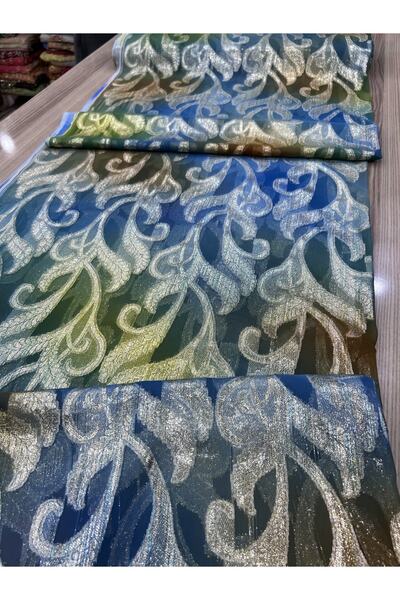 OsmanKumaşDantel Parlak İşlemeli Şifon