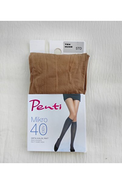 Penti Mıkro 40 Den Orta Kalın Mat Pantolon ( Diz Altı ) Çorap 2'Lİ