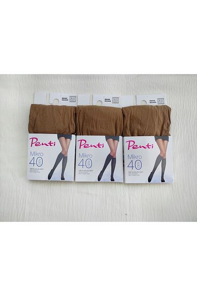 Penti Ματ παντελόνι Micro 40 Denim Medium Thick (κάτω από το γόνατο) Κάλτσες 3 ΤΕΜΑΧΙΩΝ