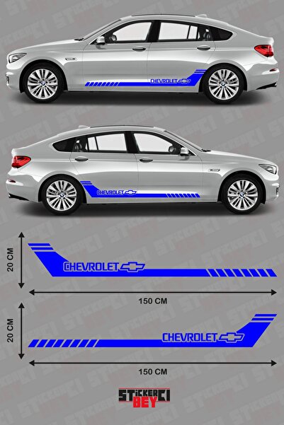 STİCKERCI BEY 2 BUCĂȚI DE STARTER 20x150 CM AUTOCUTIE CHEVROLET MODIFICATĂ SET DE AUTOCUTIE DE CĂRJETĂ DE CĂRJETĂ ACCESORIUM