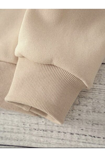 MOONBULL Unisex mikina Losangels Printed Oversize s kapucí