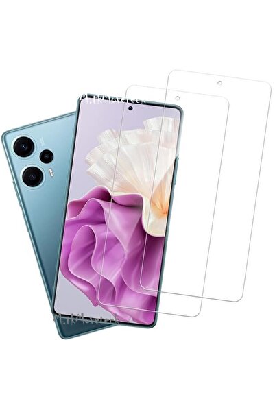 m.tk moveteck Xiaomi Poco F5 Uyumlu Ekran Koruyucu 9H Temperli Cam Şeffaf Pas...