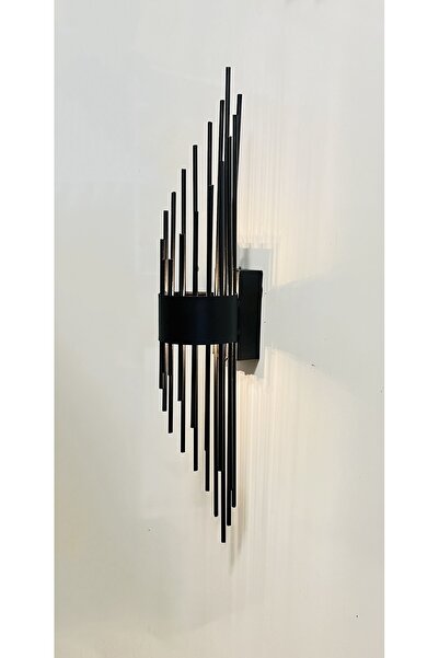 gaziantepavize Lemos Siyah Metal Pilli Aplik - 9v pil Hediyedir -Tek Adet Fiyatıdır