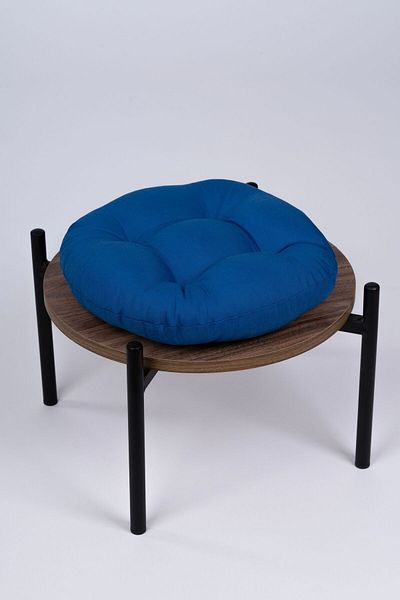 ALTINPAMUK Scaun Rotund Blue Defne - Scaun 39 Cm