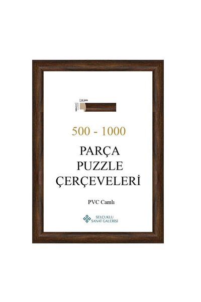 AS TİCARET Puzzle Frame 22 Mm 34x48 (500 pcs) Brown