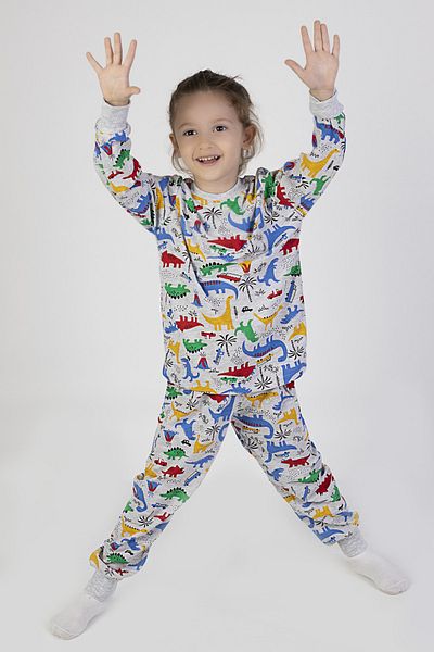 Harika KIDS Boy's Printed Thin Basic Pajama Set