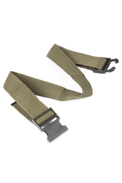 Burak Askeri Malzeme Black Force Khaki Colored Woven Tactical Military Palaska Belt with Plastic Buckle