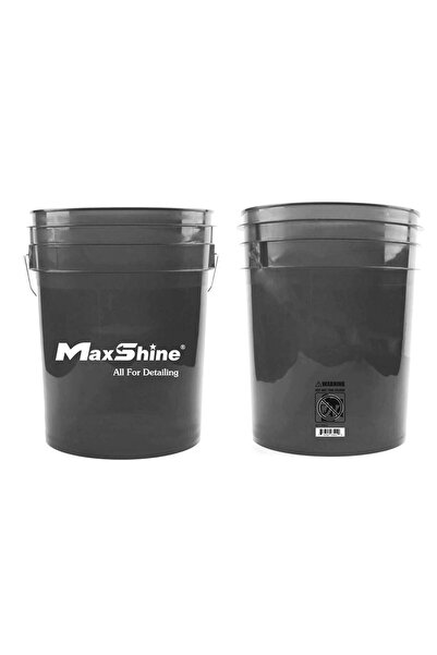 Max Shine Yıkama Kovası -detailing Bucket- 20lt - 1adet -transparan Siyah