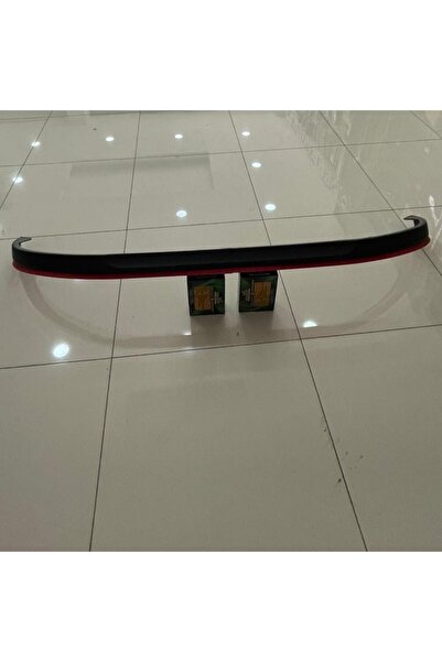 Oto Çizgi Opel Astra H Lip  Uyumlu Ön Tampon Eki Kırılmaz Ön Lip 4 Parça Kırmızı