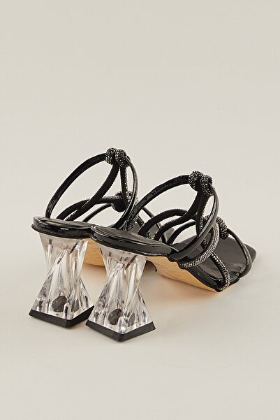 PAULMARK Transparent Heel Slippers