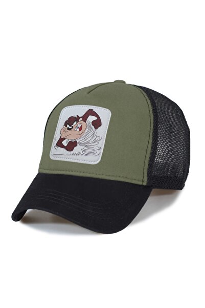 Trucker Tasmanian White Model Mesh Hat - Replaceable Leather Patch