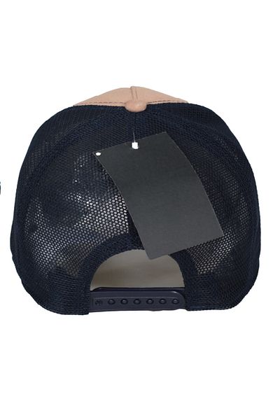 Trucker Honda White Model Mesh Hat - Replaceable Leather Patch