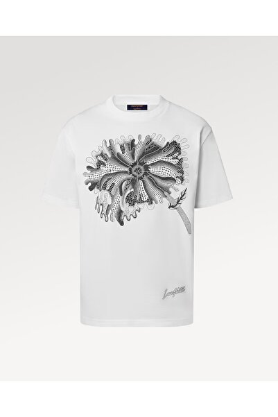 Luxury Brands Boutique تي شيرت Louis V. Flowers فضفاض مناسب