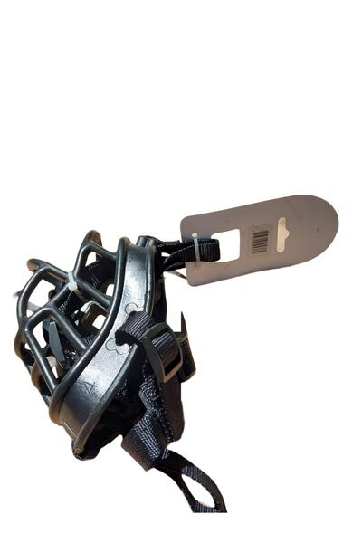 AMORE Elastik Ağızlık XL No.4 Kısa Burun Siyah Köpek Ağızlığı