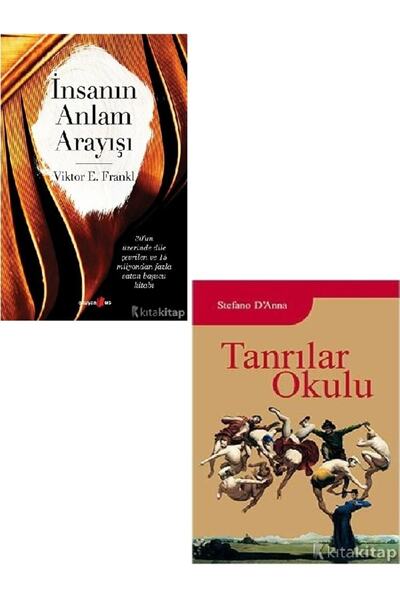Kronik Kitap İnsanın Anlam Arayışı - Tanrılar Okulu - Viktor E. Frankl - Stefano E. D'Anna 2KİTAP SET