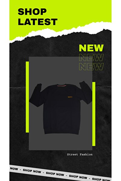 Wolddi.Das erkek lacivert sweatshirt
